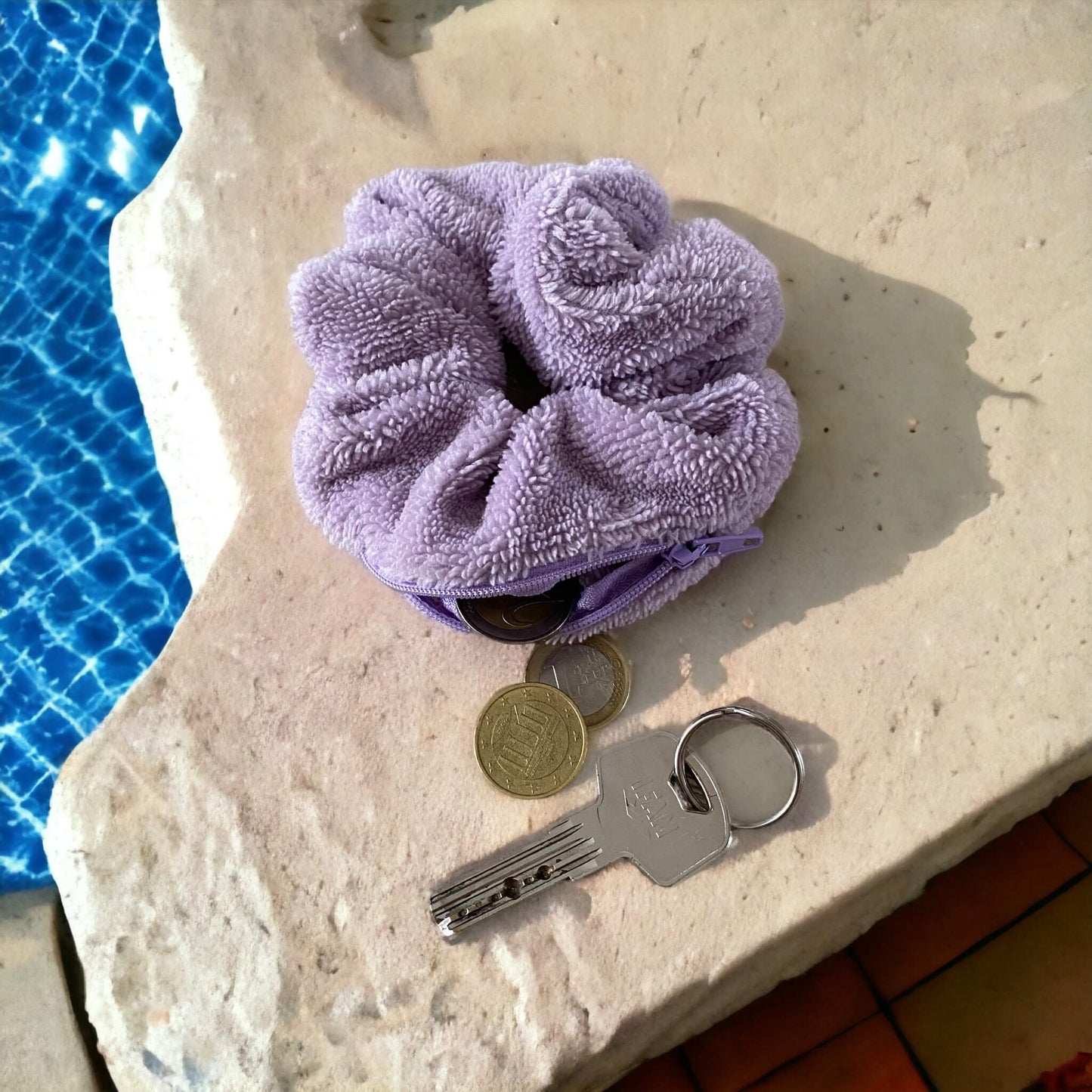 chouchou pour cheveux avec fermeture